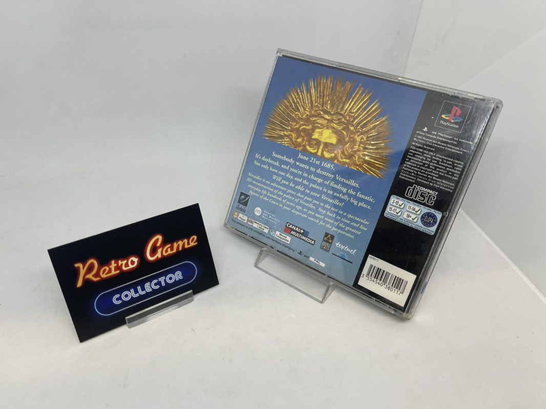 Jeu PlayStation 1 VERSAILLES - Version Française, Très Bon état - Compatible PS1