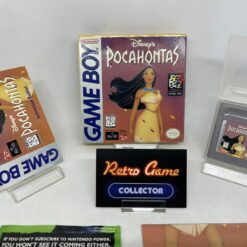 Alternative view of GB Nintendo Gameboy Pocahontas + Poster  (CIB) NTSC