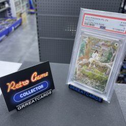 Pokemon TCG : Meowth Illustration Rare Pokemon Pfl En-Phantasmal Flames 106 NM PSA 9