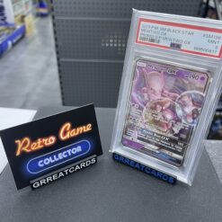 Pokemon TCG : PSA 9 Pokemon TCG 2019 Mewtwo GX SM Black Star Promo SM196 Holo