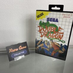 Sega Master System Double Dragon Blue cart (CIB) PAL