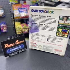Alternative view of GBC Nintendo Gameboy Color Clear Purple (CIB) PAL