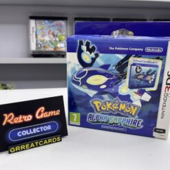 3DS Nintendo Pokemon Alpha Sapphire Limited Edition Steel case (CIB) PAL