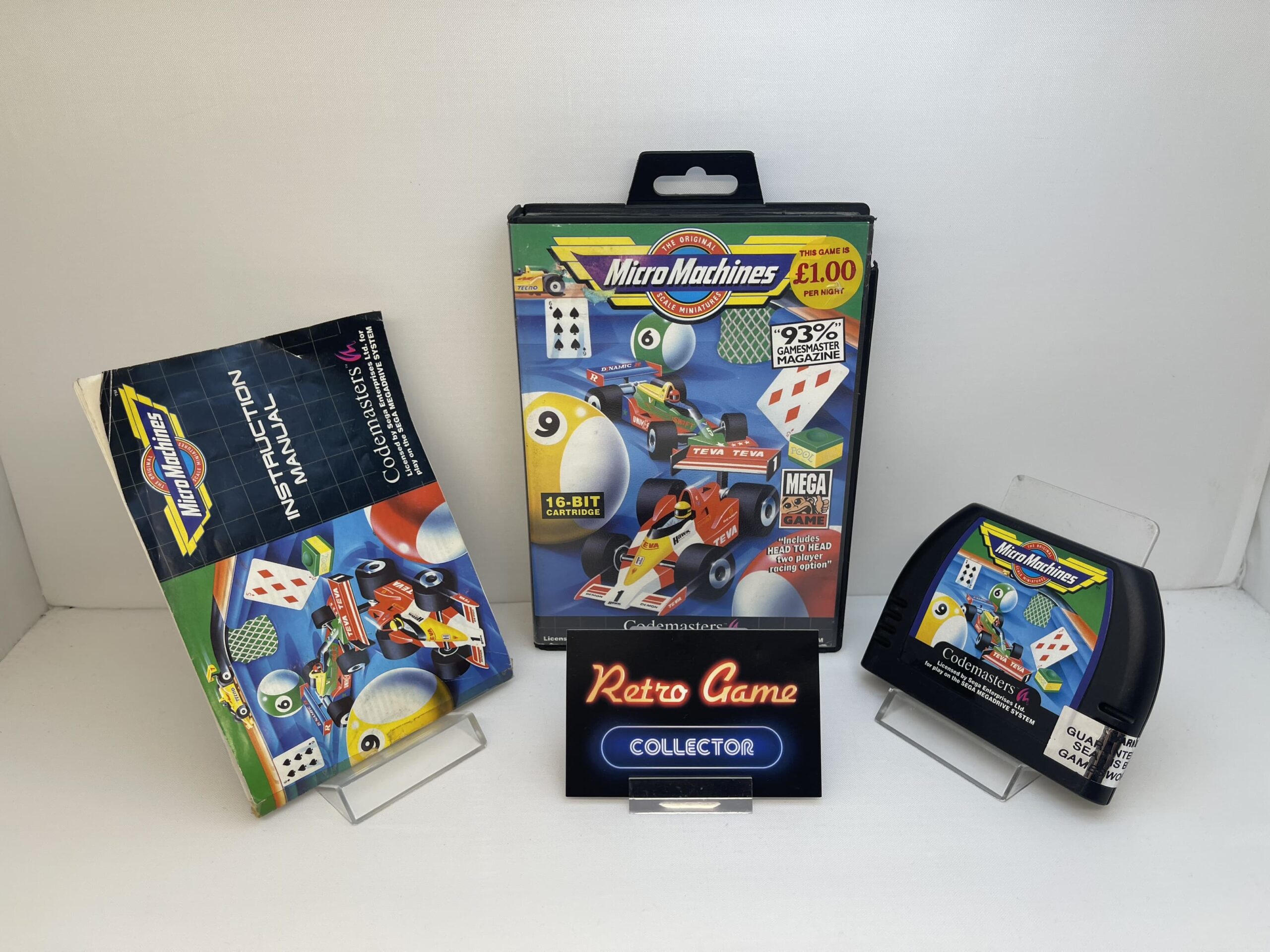 Sega Mega Drive Micro Machines  (CIB) PAL