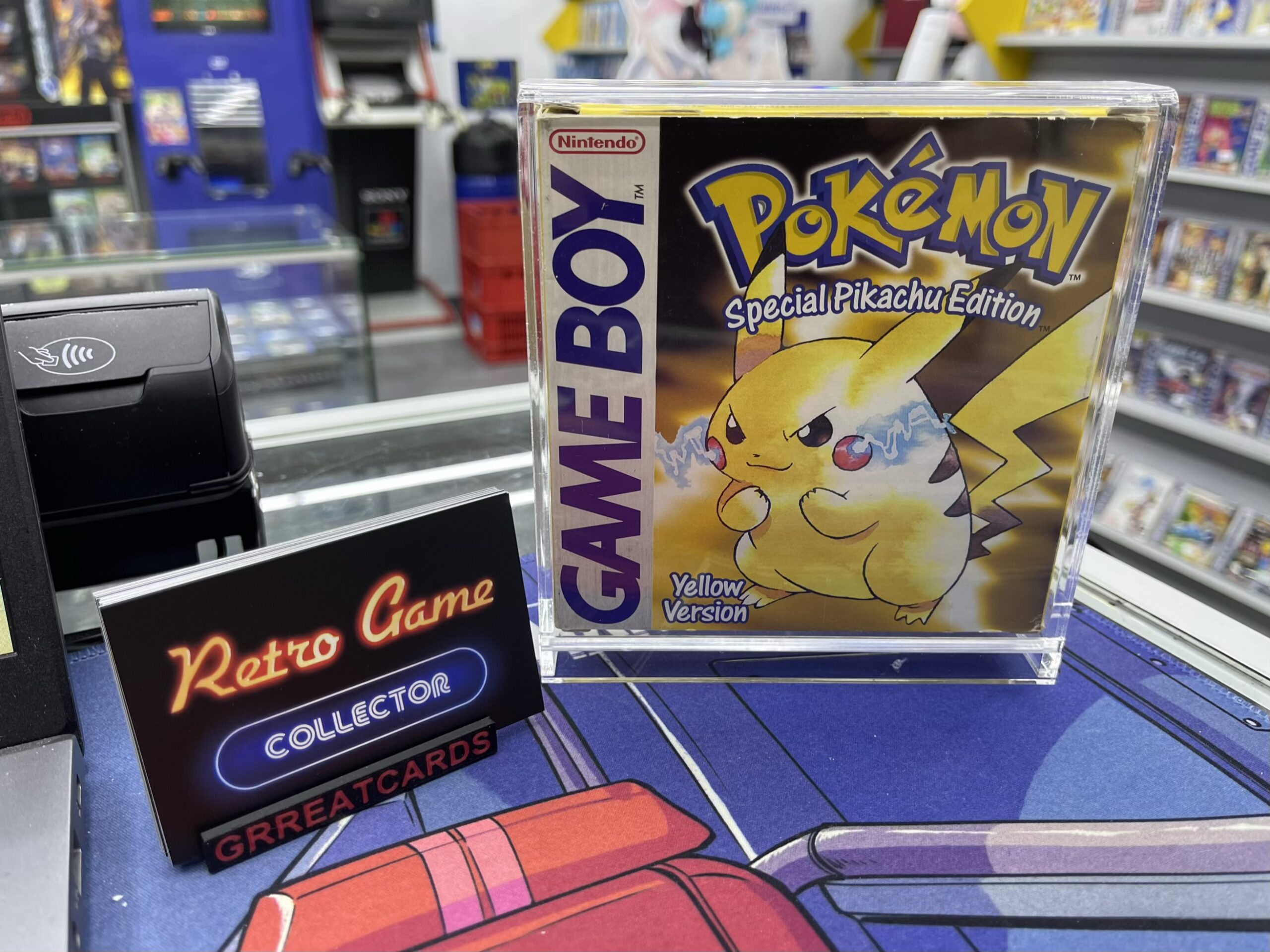GB Nintendo Gameboy Classic Pokemon YELLOW Special Pikachu Edition (CIB ...