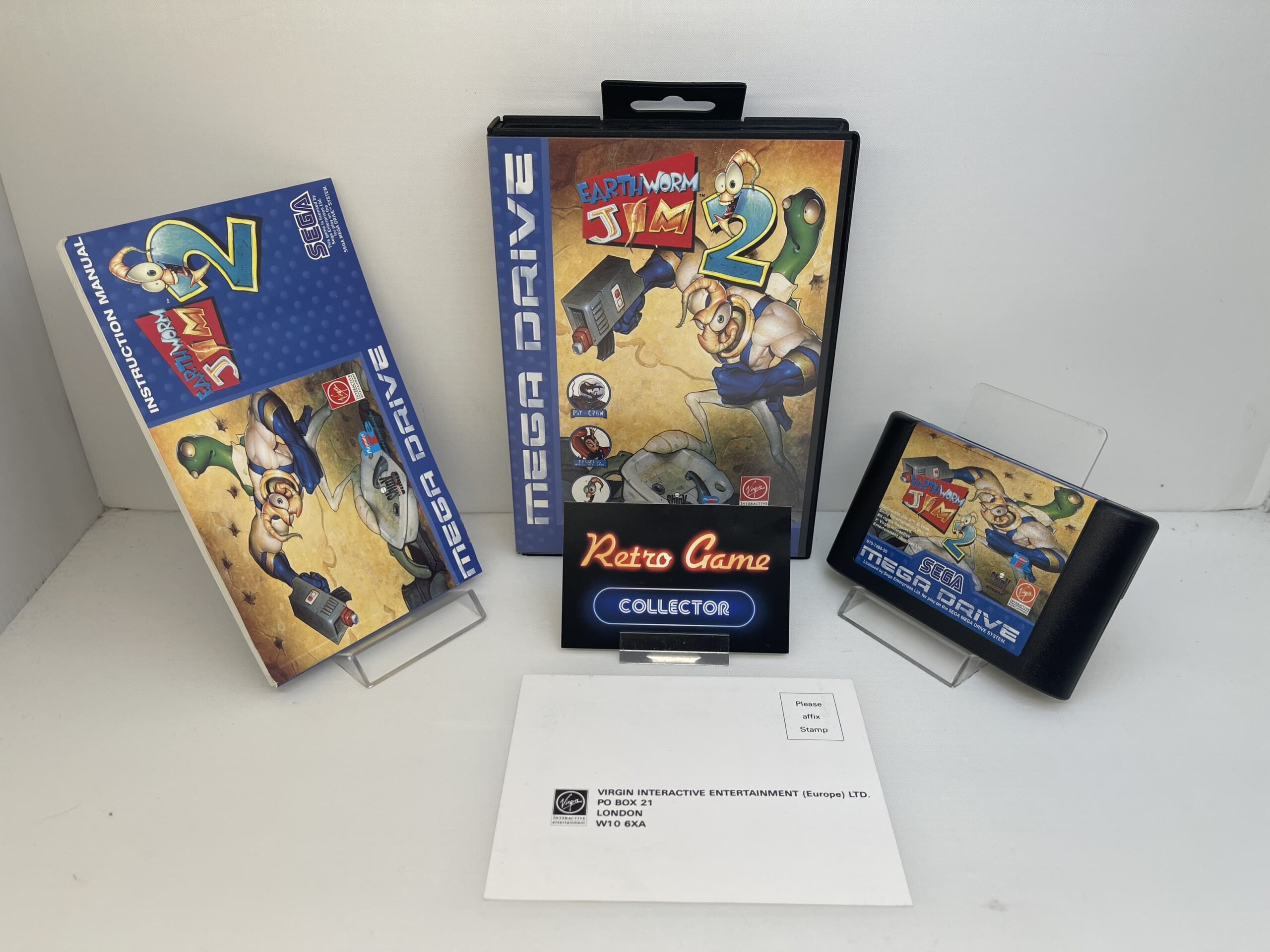 Sega Mega Drive EarthWorm Jim 2 (CIB) PAL