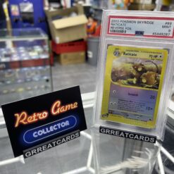 Pokemon TCG : 2003 POKEMON RATICATE REVERSE REV HOLO FOIL #89 E-SERIES SKYRIDGE PSA 9 WOTC