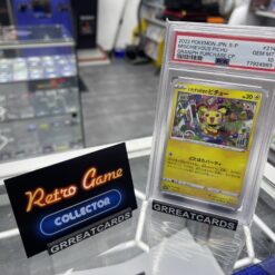 Pokemon TCG : Mischievous Pichu Pokemon 2022 Grapniph Campaign Promo Japanese 214/S-P PSA 10