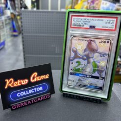 Pokemon TCG : 2019 POKEMON SUN & MOON HIDDEN FATES FULL ART MEWTWO GX #SV59 PSA 10 GEM MINT incl guard!