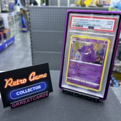 Pokemon TCG : GENGAR Champion’s Path Promo SWSH052 Cosmos Holo PSA 9