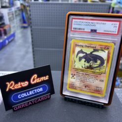 Pokemon TCG : Pokemon Shining Charizard Neo Destiny Unlimited Holo Secret Rare #107 PSA 1