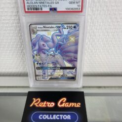 Pokemon TCG : PSA 10 GEM MINT Alolan Ninetales GX Hidden Fates Pokemon SV53/SV94