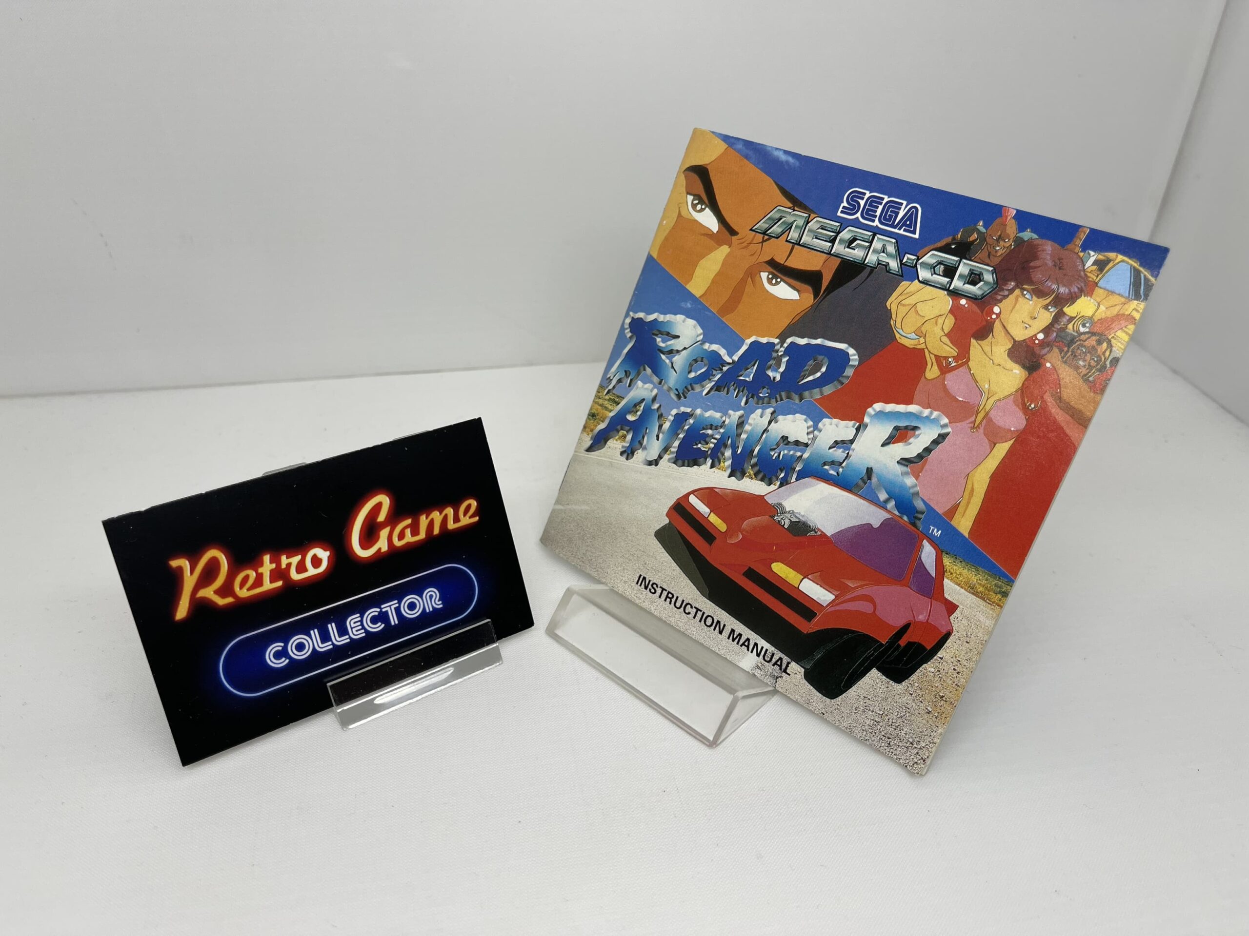 Sega Mega CD MANUAL Road Avenger PAL