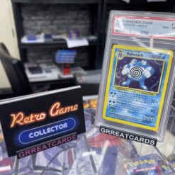 Pokemon TCG : PSA 8 Poliwrath 13/102 Base Set HOLO RARE Pokemon Card
