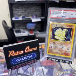 Pokemon TCG : 1999 Pokémon Base Set Ninetales Holo 12/102 PSA 8