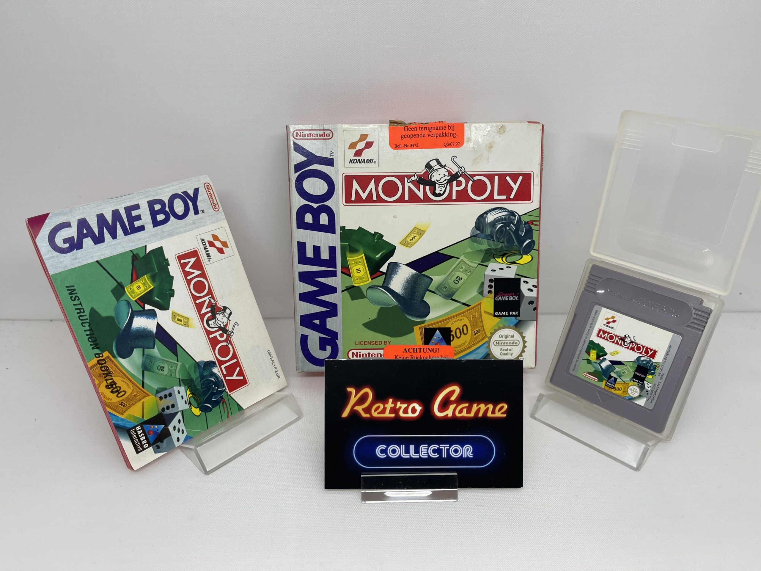 GB Nintendo Gameboy Konami Monopoly (CIB) PAL
