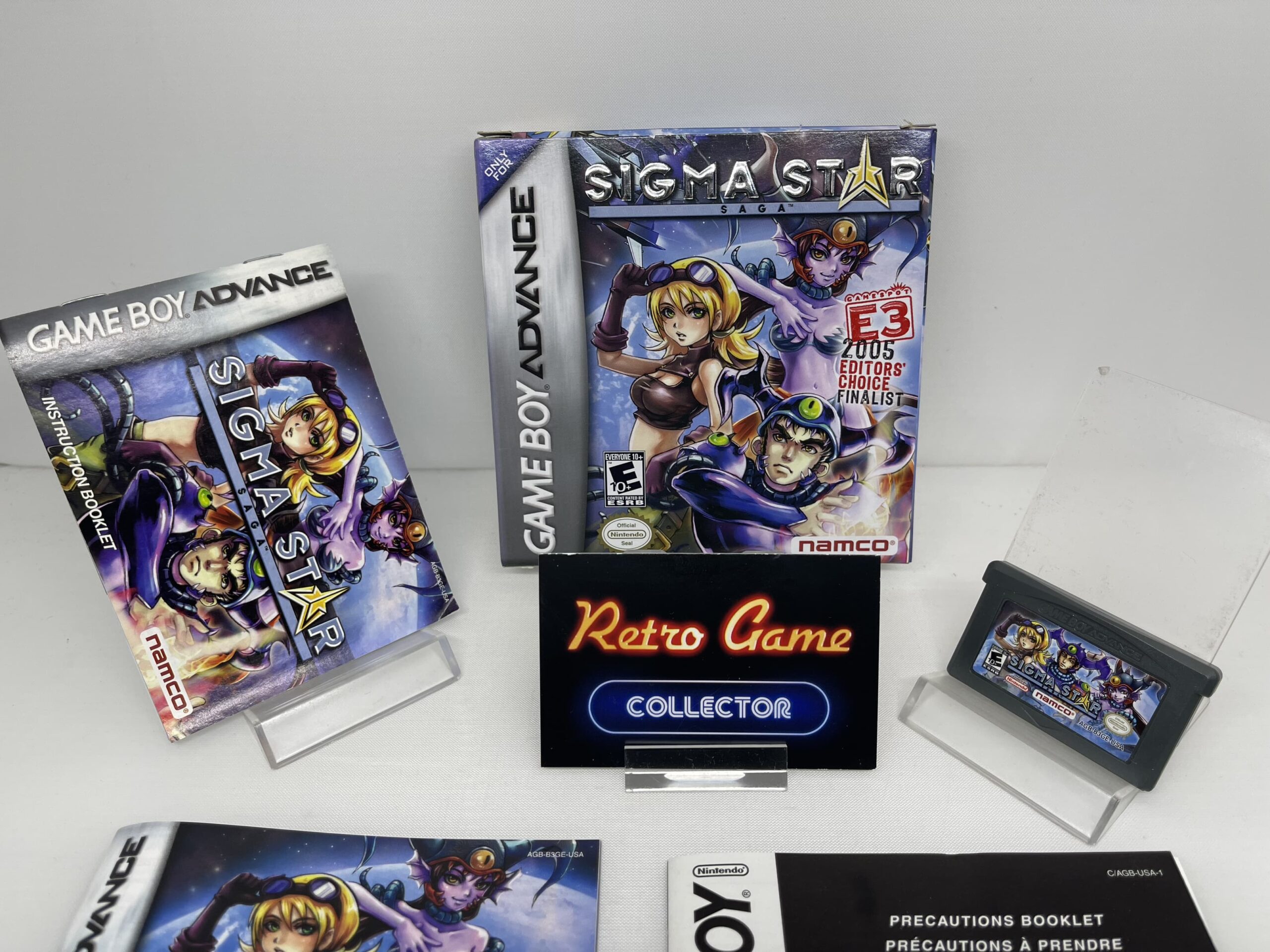 GBA Nintendo Gameboy Advance Sigma Star Saga (CIB) NTSC