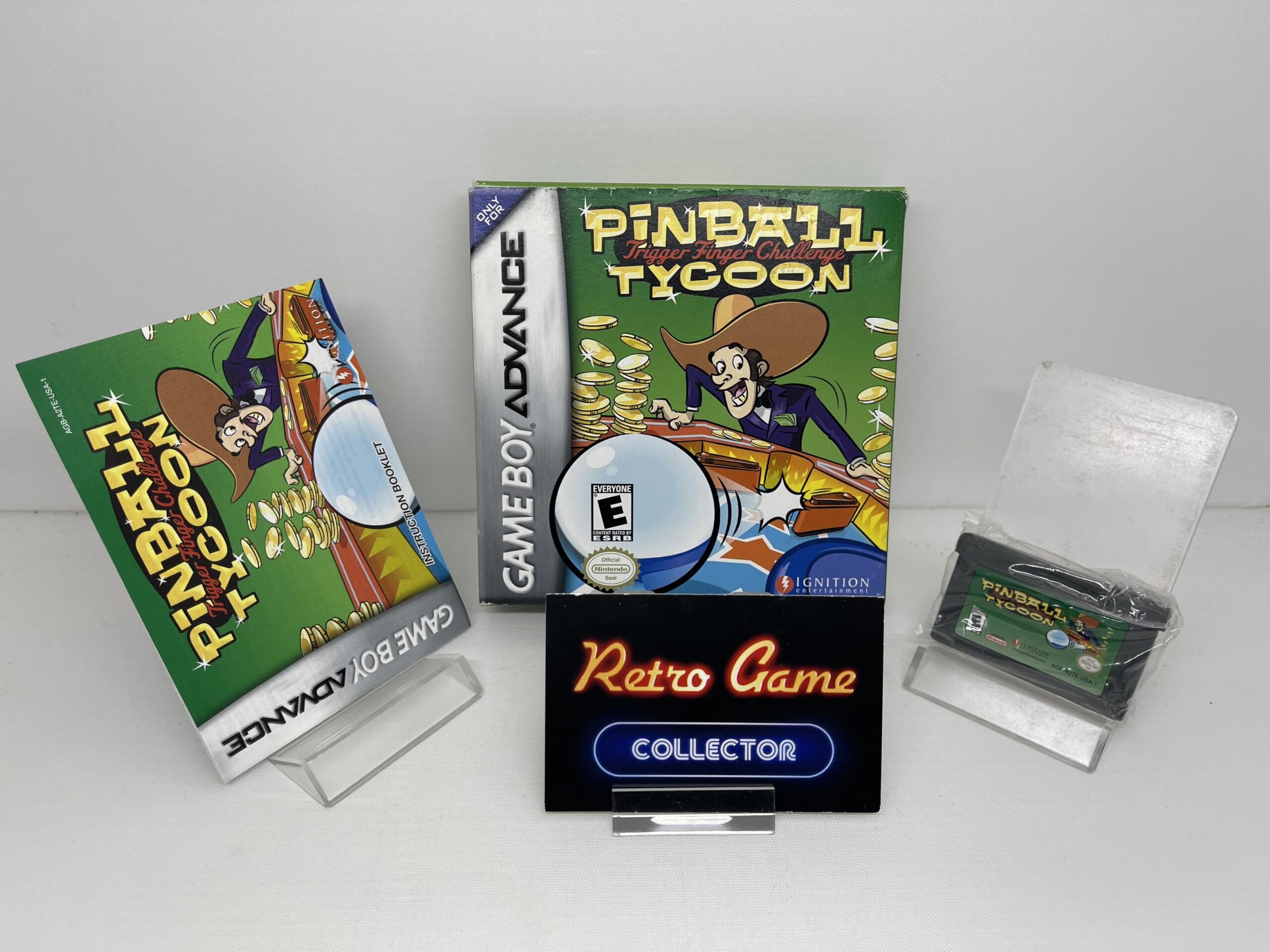 GBA Nintendo Gameboy Advance Pinball Tycoon (CIB) NTSC