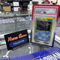 Pokemon TCG : 2001 Pokemon Neo Revelation #65 Shining Gyarados Holo Double Holo Error PSA 7 NM INCL USA GUARD! - Image 4