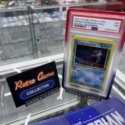 Pokemon TCG : 2001 Pokemon Neo Revelation #65 Shining Gyarados Holo Double Holo Error PSA 7 NM INCL USA GUARD! - Image 5