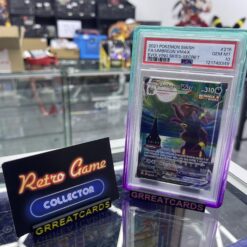 Pokemon TCG : 2021 Pokemon SWSH Evolving Skies Secret #215 FA Umbreon VMAX PSA 10 GEM MINT INCL GUARD