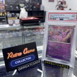 Pokemon TCG : Espeon 033/131 Master Ball Reverse Holo Prismatic Evolutions Pokemon PSA 9